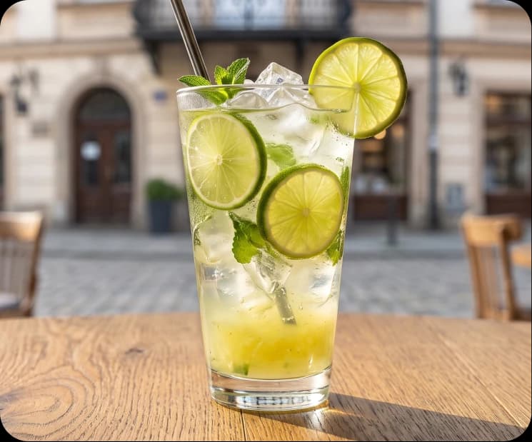 Mojito drink photo ready for export