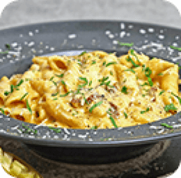 Penne Carbonara — menu dish photo for delivery app